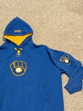 Majestic Cooperstown Collection MLB Milwaukee Brewers Hoodie